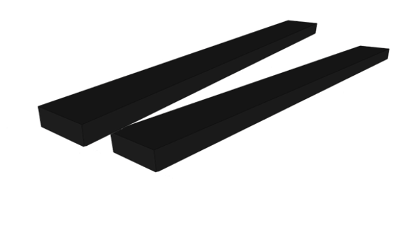 Bilde av Gummipad Myk Kit for sakseløfter 1500 x 150 x 50 mm  (2 Stk)