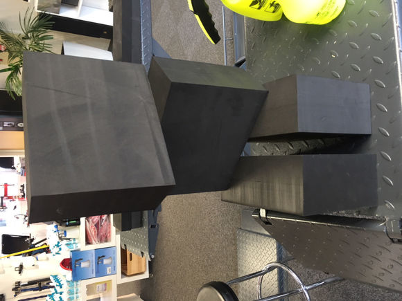 Bilde av Gummipad Myk Kit for sakseløfter 250 x 200 x 100 mm 4stk