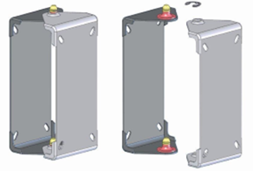 Bilde av faicom svingbart veggfeste mod.AL-VL-VGL-OSV