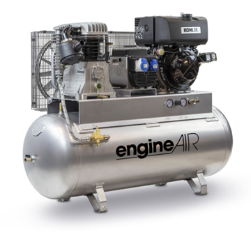 Bilde av Reno dieseldrevet kompressor m/generator 605l/min 14bar 270ltr tank BI engineAIR 11/270 14 ES Diesel