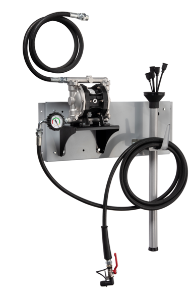 Bilde av Faicom spillolje  -sugesett m/membranpumpe/brakett/sugesonder
