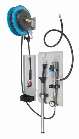 Bilde av faicom smøreutsyr-kit for spillolje-4:1-veggmont.