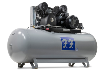 Bilde av Reno FF730/270 Industri stempelkompressor 4kw 5,5hk 726l/min 10bar 270ltr tank (KUN 400V)
