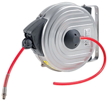 Bilde av Faicom trommel lukket rustfri med 12mtr 3/8" 20bar - SAFE REWIND