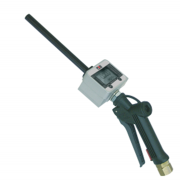 Bilde av Pistol med digital flowmeter for vinduspylervæske og frostvæske 1/2" swivel joint - 30 l/min - 25 bar