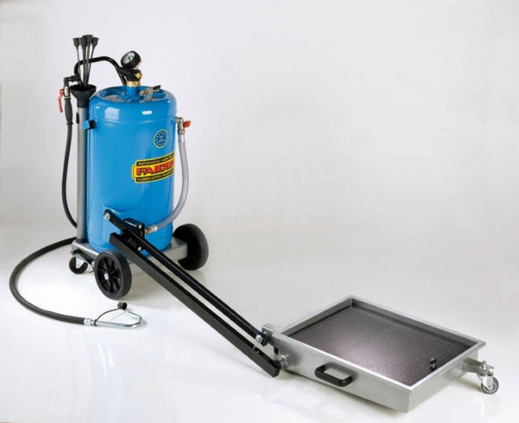 Bilde av faicom smøreutstyr-oljemottaker nedfellbar mobil 65ltr-