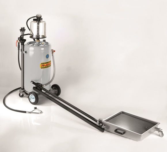 Bilde av faicom smøreutstyr mobil oljemottaker/suger nedfellbar-90ltr