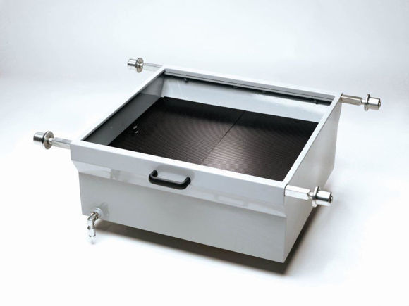 Bilde av faicom smøreutstyr-oljemottaker for grav/4søyl 150l/90ltr