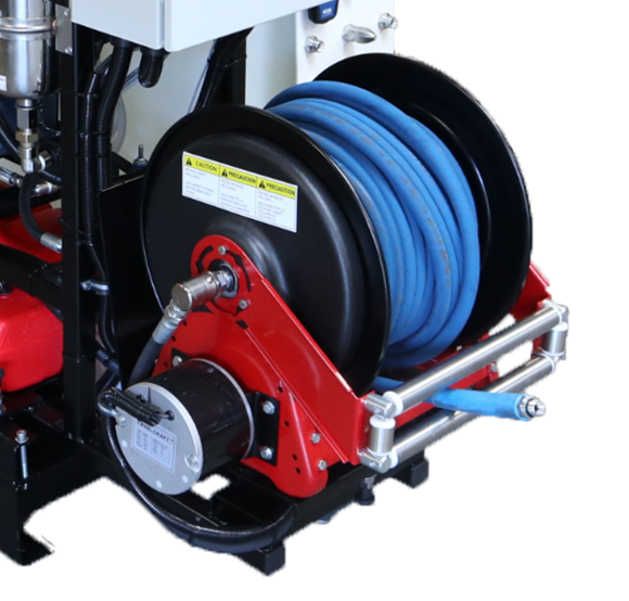 Bilde av Easywash elektrisk trommel for rørstaking -70mtr. 1/2" forberedt for fjernstyring