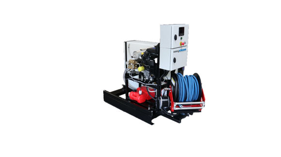 Bilde av ke/Easyclean 150bar-50ltr/min -KSP1550st..1.0.b.0.g kloakkspyler med manuell  tromel-inkl. fjernstyring-liten elstyring- bensin