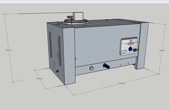 Bilde av Easyclean WSF-230V-hetvann stasjonær-150bar-21 lt-U/tilbehør
