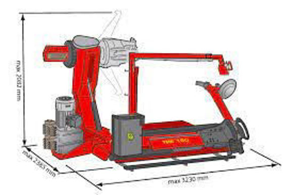 Bilde av Dekkmaskin Mondolfo TBE160. 3-fas - 400Volt. Bluetooth