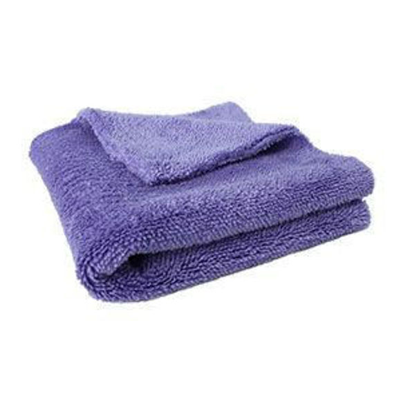 Bilde av Microfiberklut - 40*40 - 320 GSM - Lilla -Utmerket for fjerning av voks og polish Kan vaskes på 90"C uten skyllemiddel
