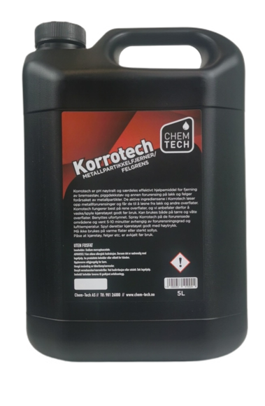 Bilde av Korrotech 5 ltr- PH nøytral felgrens og metallpartikkelfjerner.