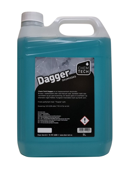 Bilde av Dagger 5ltr. høykonsentrert skumvoks.- ypperlig å legge på via skuminjektor ,som en finsh etter vask