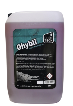 Bilde av Ghybli 25ltr. medium alkalisk, høykonsentrert og høytskummende skumforvask til rengjøring av alle typer kjøretøy.Dos: 1-4%