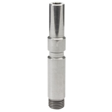 Bilde av Pluggnippel 1/4" hann KW polert rustfritt ståll - utv. 1/4"