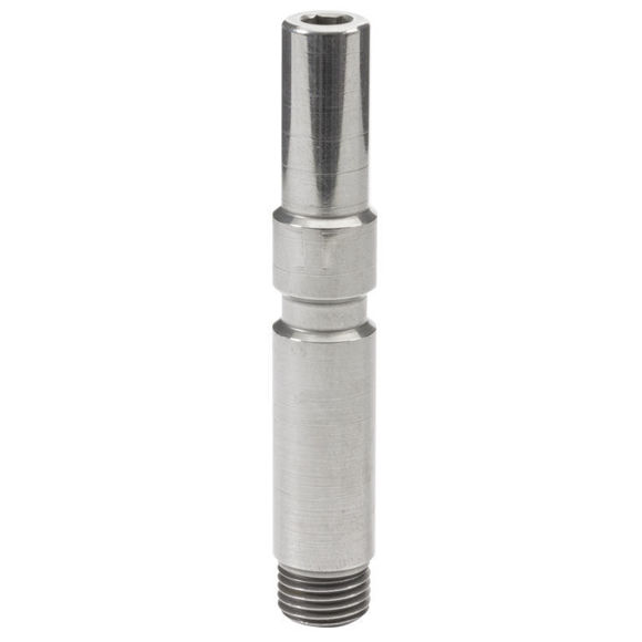 Bilde av Pluggnippel 1/4" hann KW polert rustfritt ståll - utv. 1/4"