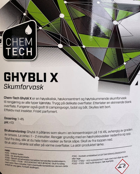 Bilde av Ghybli X - kraftig skumforvask - superkonsentrat 25 ltr 2-5% innblanding ( erstatter Active Diamond )