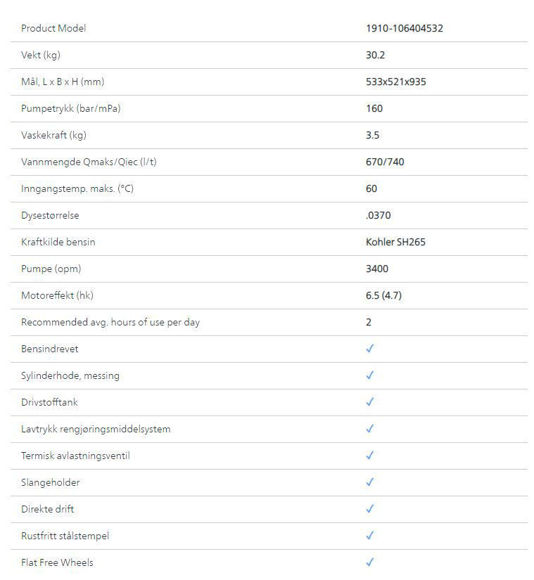 Bilde av MC 2C-160/740 PET