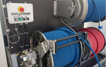 Bilde av Ramex slangetrommel 12V m/fjernkontroll- 400bar-motor/gear 12V -rustfri- max 100mtr slange 3/8"