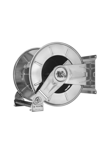 Bilde av Ramex slangetrommel 12V m/fjernkontroll- 400bar-motor/gear 12V -rustfri- max 100mtr slange 3/8"