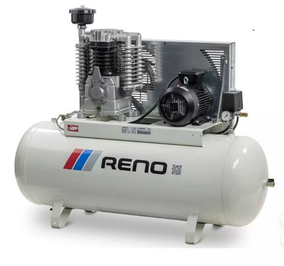 Bilde av stempelkompressor-4hk-200ltr/tank-15bar-lett industri.