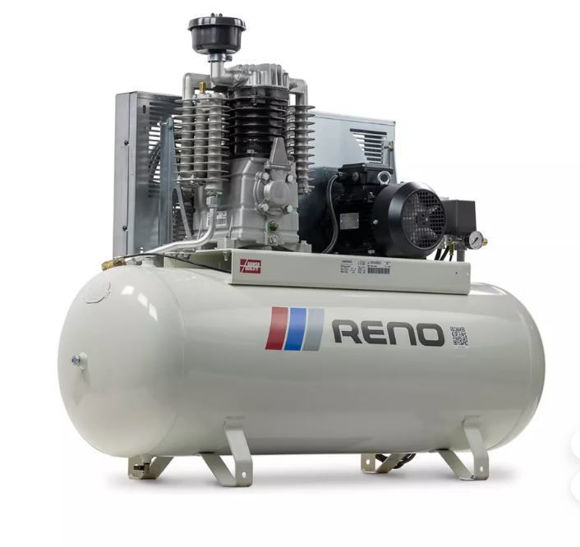 Bilde av stempelkompressor-4hk-200ltr/tank-15bar-lett industri.