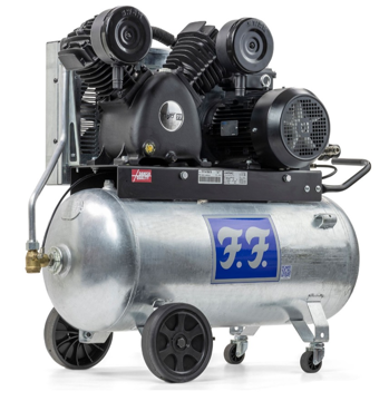 Bilde av Reno 680/90 Galvanisert industri Stempelkompressor 4kw 5,5hk 672l/min 10bar 90ltr tank