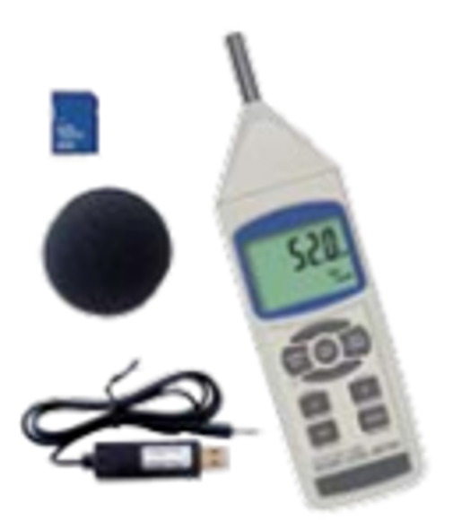 Bilde av Støymåler Spin type1-m.kalibrator og koffert