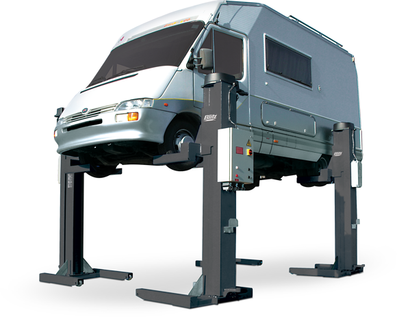 Bilde av Rotary  MRG-25-4 Mobile Løftesøyler 4 stk.- 2,5 tonn pr. søyle.