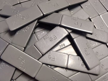 Bilde av lodd  20 gr 3 stk pr strips LIMING  Blue 3 x20 g 50 strips  ( 3 kg pr box )