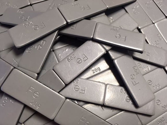 Bilde av lodd  20 gr 3 stk pr strips LIMING  Blue 3 x20 g 50 strips  ( 3 kg pr box )