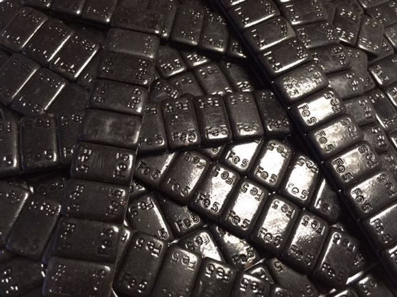 Bilde av lodd  5 gr.SVART, LIMING 12 pr strips stk 100 stk pr box 6 kg ( EXPTPALU-FE1B )