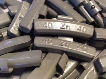 Bilde av lodd 40 gr.Zink ALU.FELG clip on 50 stk i eske