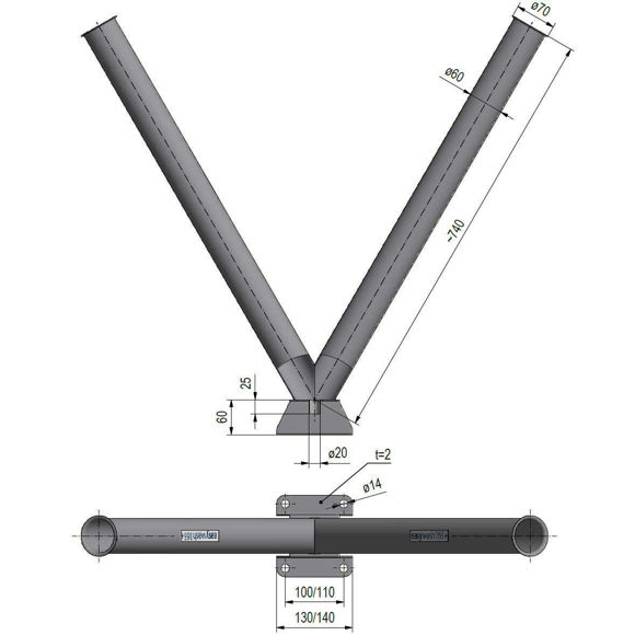 Bilde av lanseholder 2-fold easywash365+