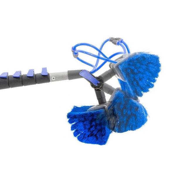 Bilde av Teleskopisk lavtrykk-vaskebørste- Solarcleaning - uten filter - 1,9-10mtr