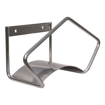 Bilde av Veggslangeholder polert rustfritt stål