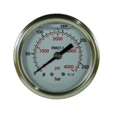 Bilde av manometer 0-400 HI 63 mm 1/4"BSP