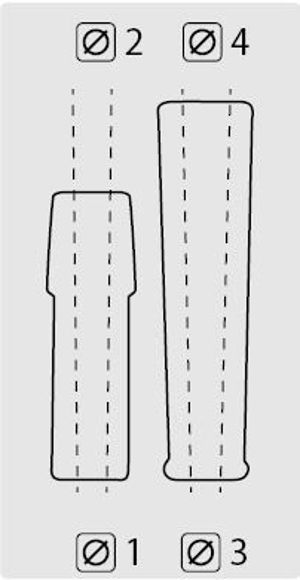 Bilde av Bøyebeskyttelse NW 08 blå glatt