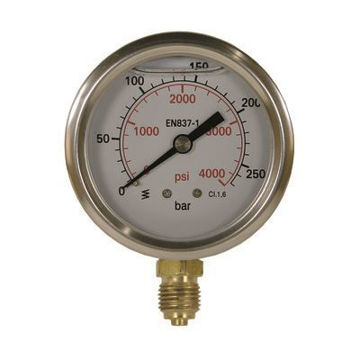 Bilde av Manometer 0-400 U 50 mm 1/4BSP