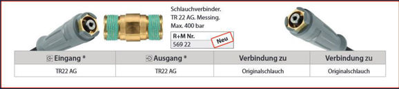 Bilde av Slangekobling SW-22 TR 22 BSP: TR 22 BSP