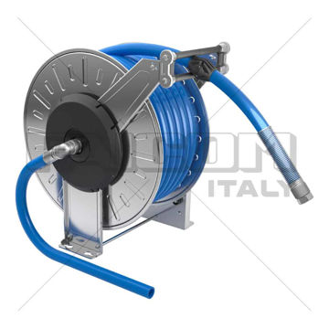 Bilde av FAIBGLDX4H3850ST slangetrommel rustfri uten slange kap.50mtr 3/8" HT mm - selvintrekk -400bar
