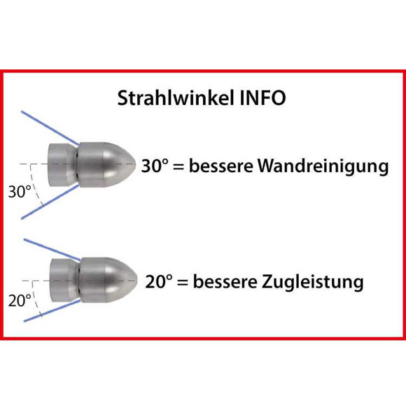 Bilde av "SEWER NOZZLE 1/2""F 1XF; 6XR 100"