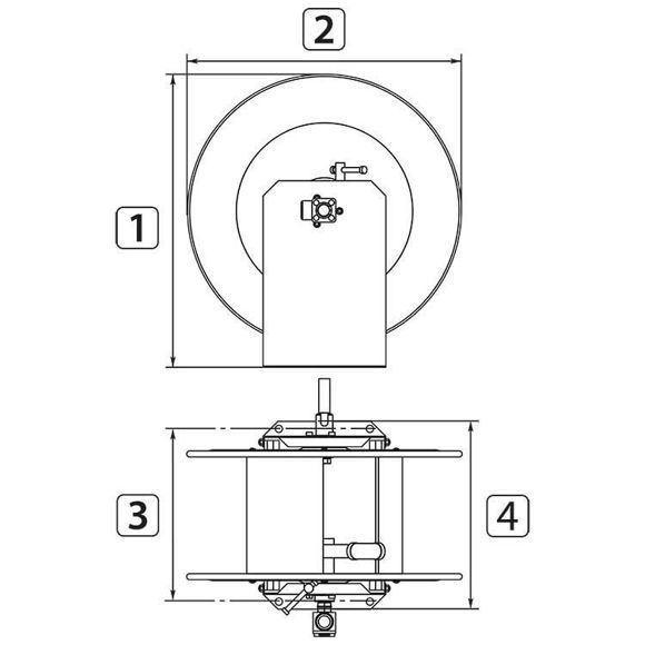 Bilde av Slangetrommel STKI20 35 M. 1/2""Hunn VA