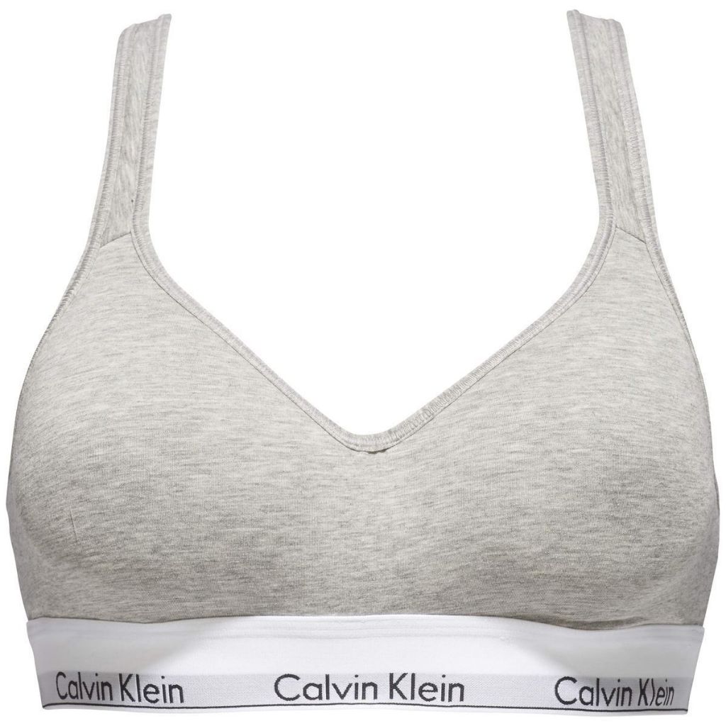 Bilde av Calvin Klein 'MODERN COTTON' bralette lift, grey heather