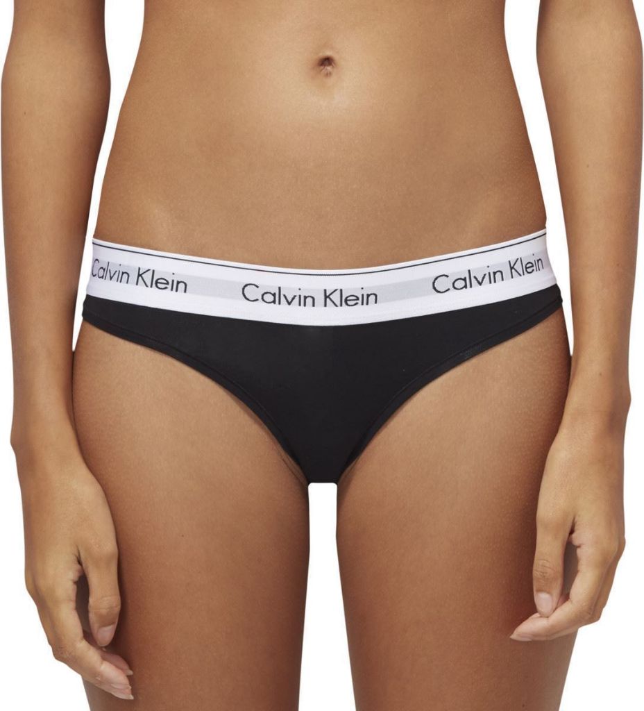 Bilde av Calvin Klein 'MODERN COTTON' thong, black