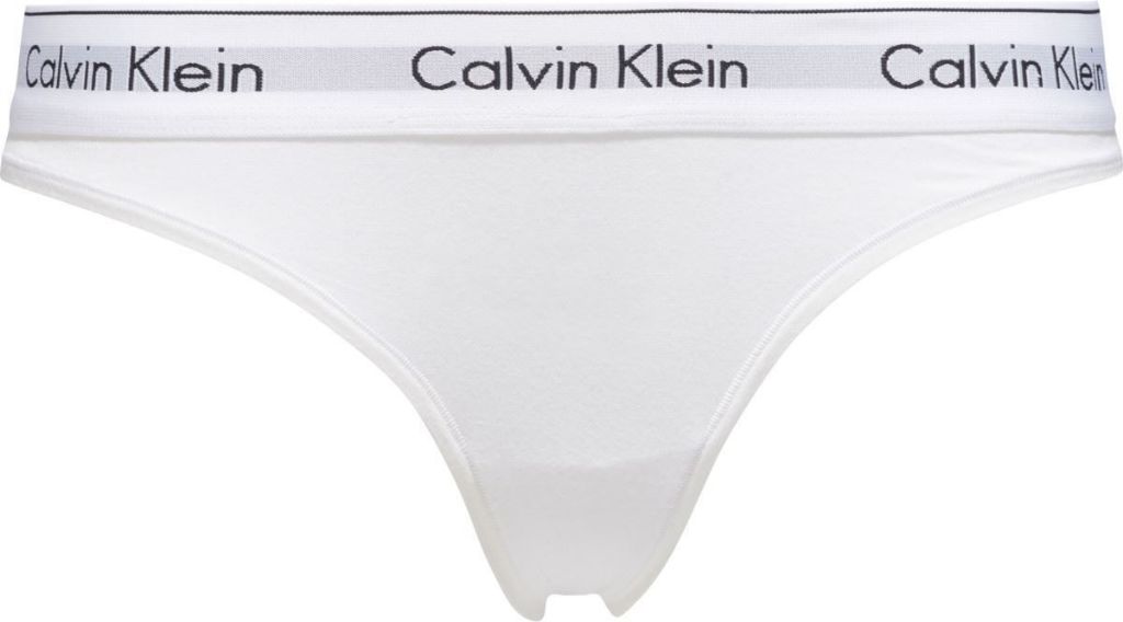Bilde av Calvin Klein 'MODERN COTTON' thong, white