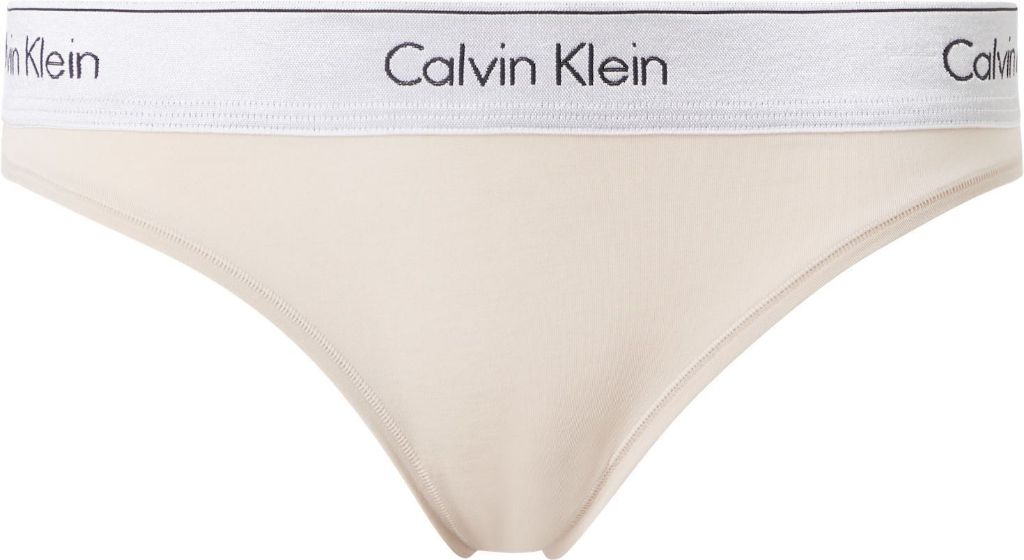 Bilde av Calvin Klein 'MODERN COTTON' truse, buff beige silver