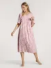 Bilde av Calida SOFT COTTON short-sleeved nightgown, chalk pink